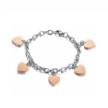 New Design Heart Charm Bracelet Jewelry, Stainless Steel Jewelry Foot Chain Anklet